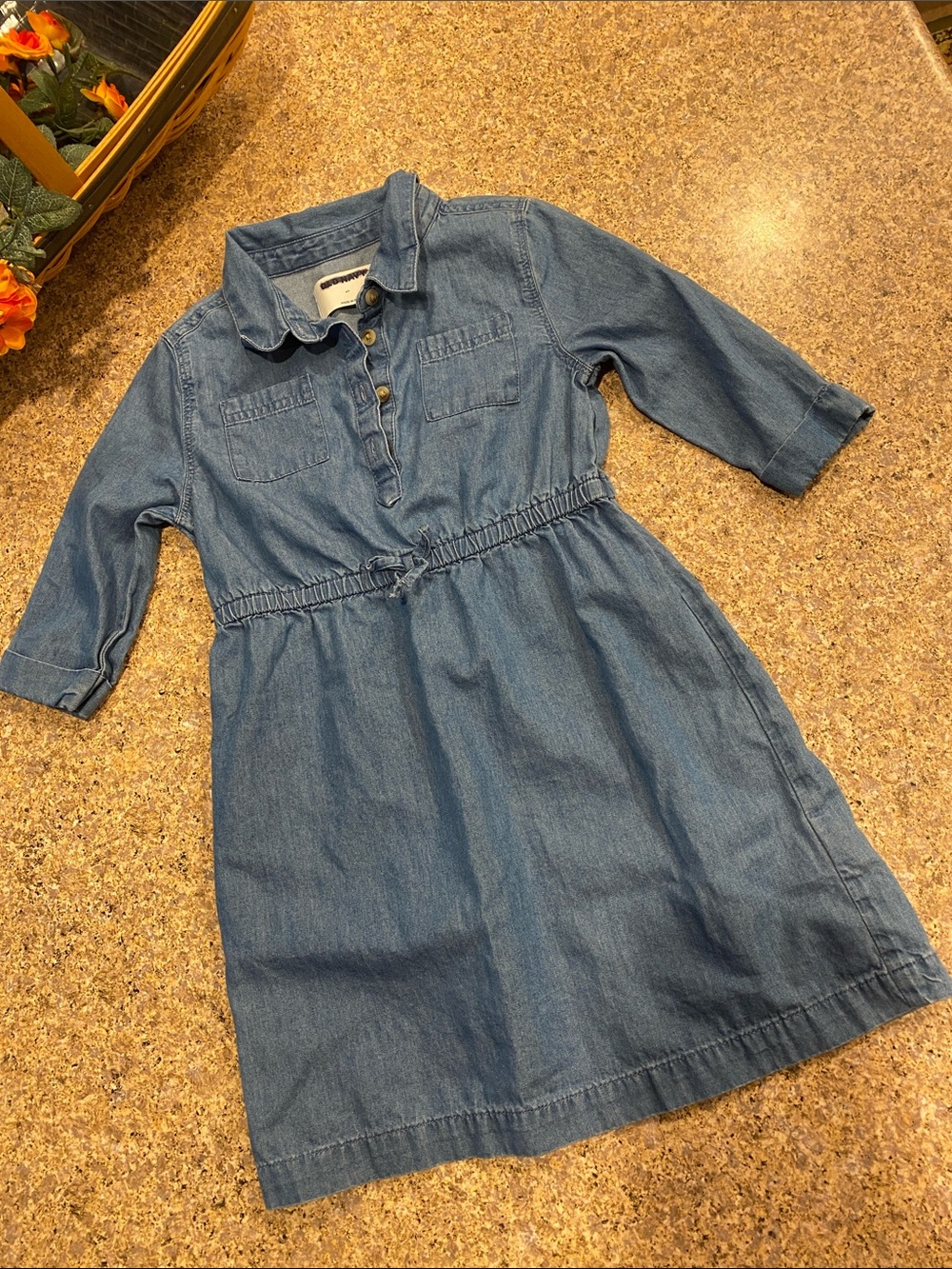 Old Navy 4T Cotton Dress Blue